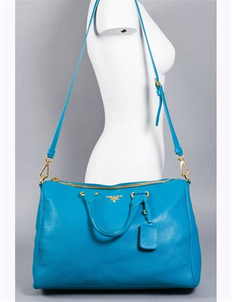 turquoise leather prada bag brass hardware markings|Prada purse authenticity.